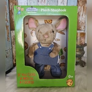 If You Give A Mouse A Cookie Plush Storybook - Zoobies Book Buddies